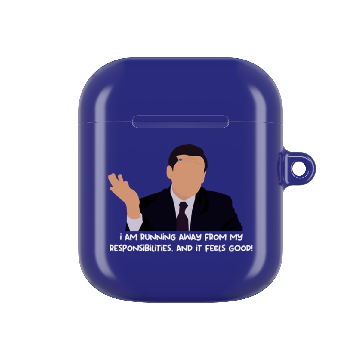 I Am Running Away From My Responsibilities AirPods Case