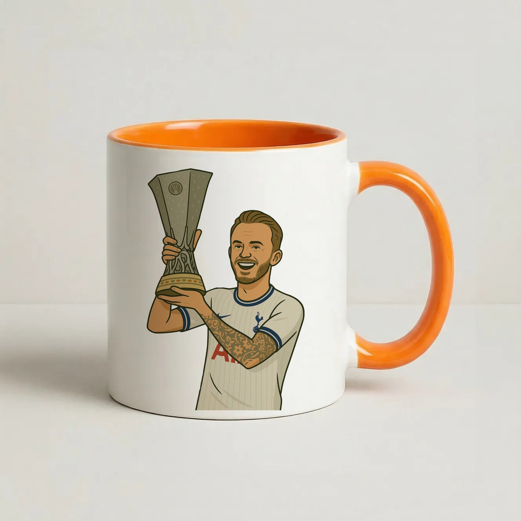 Maddison's Trophy Lift Coffee Orange Mug