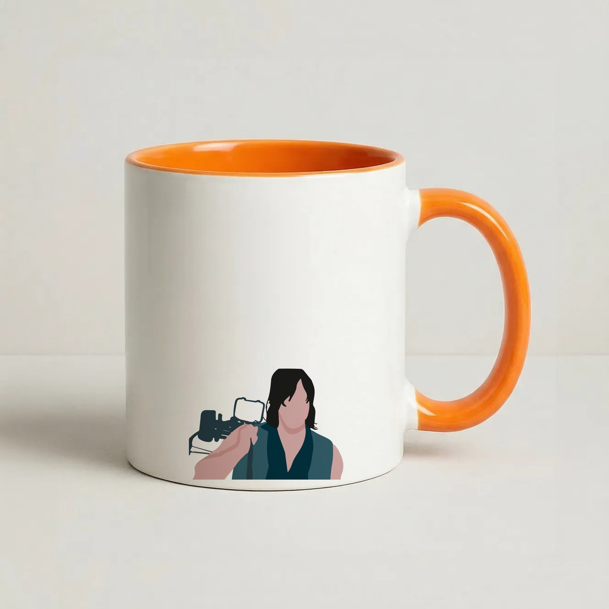Daryl And His Crossbow - TWD Coffee Orange Mug
