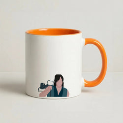 Daryl And His Crossbow - TWD Coffee Orange Mug