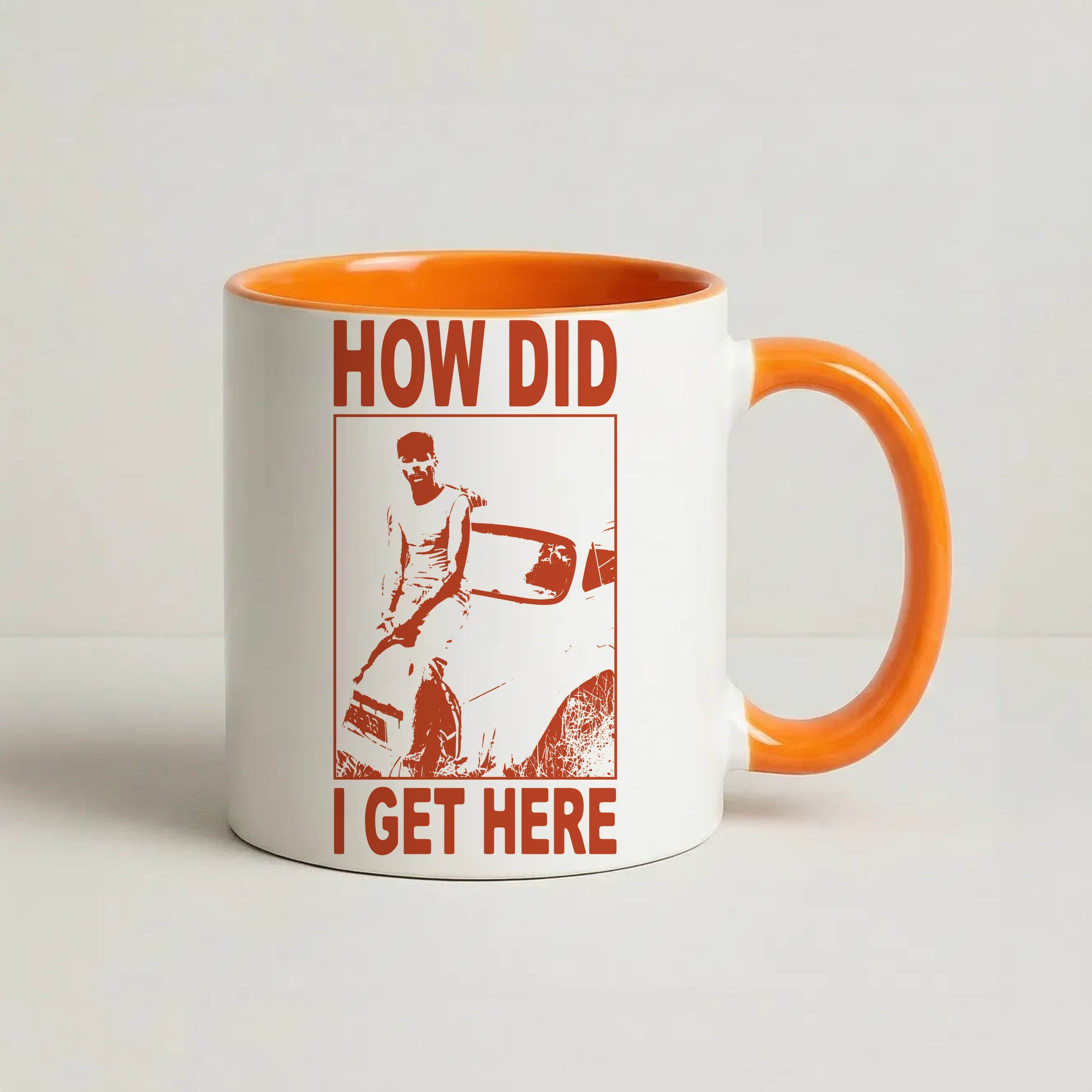 HDIGH Poster Coffee Orange Mug