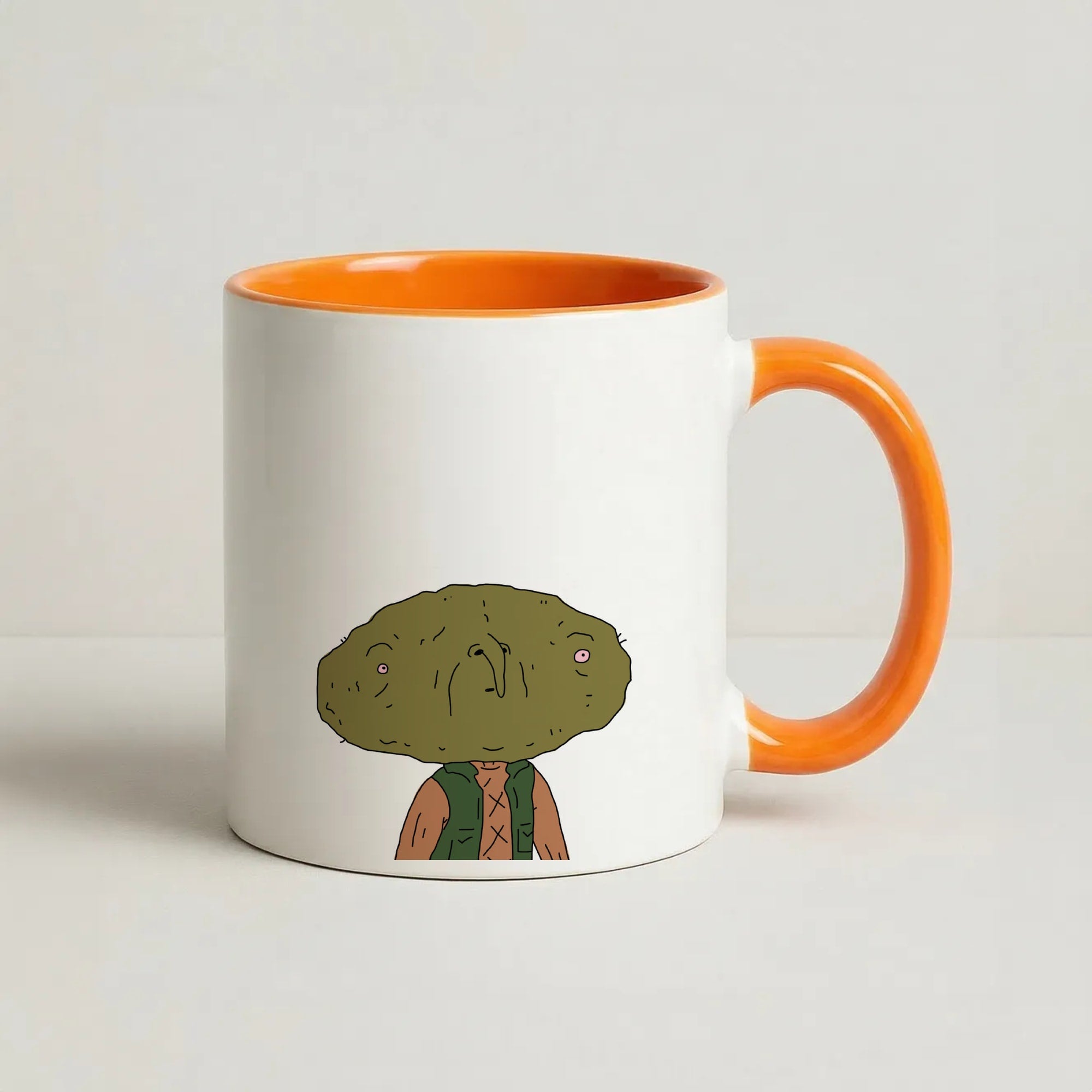 Nugget Man Coffee Orange Mug