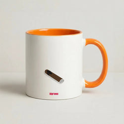 Cigar Coffee Orange Mug