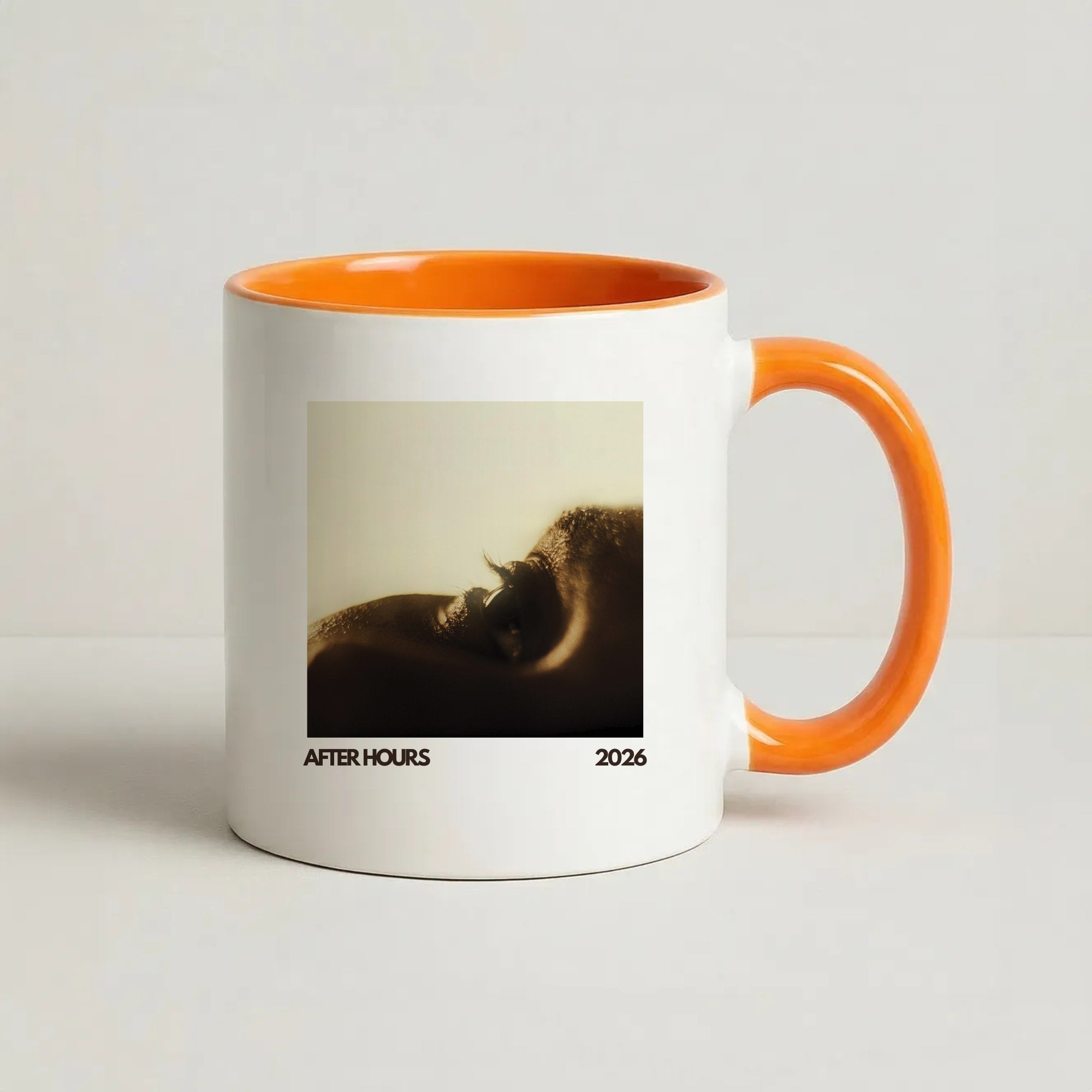 AH Album Coffee Orange Mug