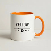 Yellow Music Player Mug 7