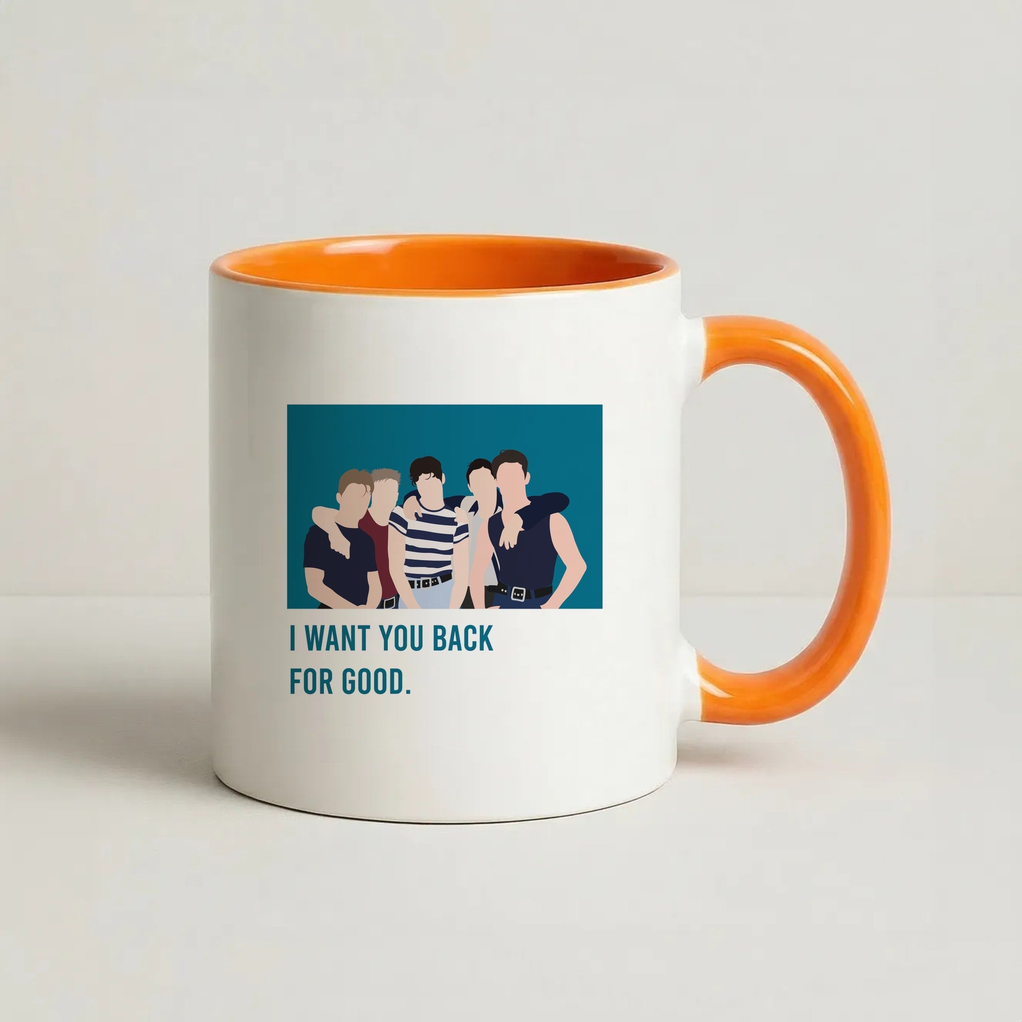 I Want You Back Coffee Orange Mug