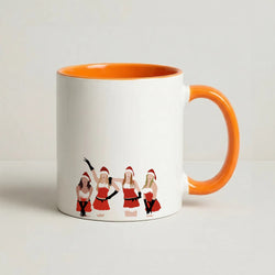 Meanies Christmas Coffee Orange Mug