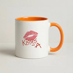 Kisses - A - Pretty Litte Liars Coffee Orange Mug