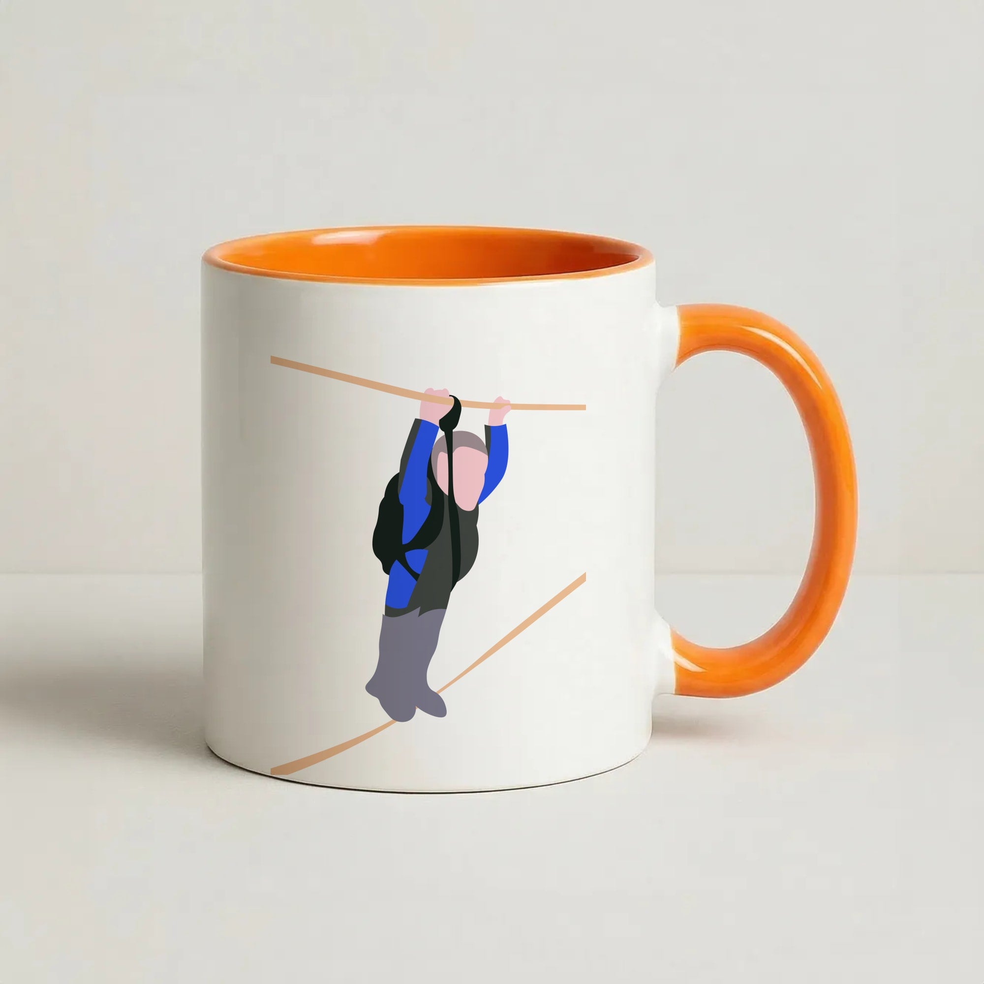 Warwick - British Pop Culture Coffee Orange Mug