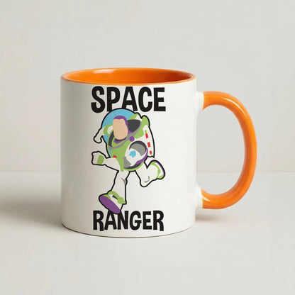Space Ranger  Coffee Orange Mug