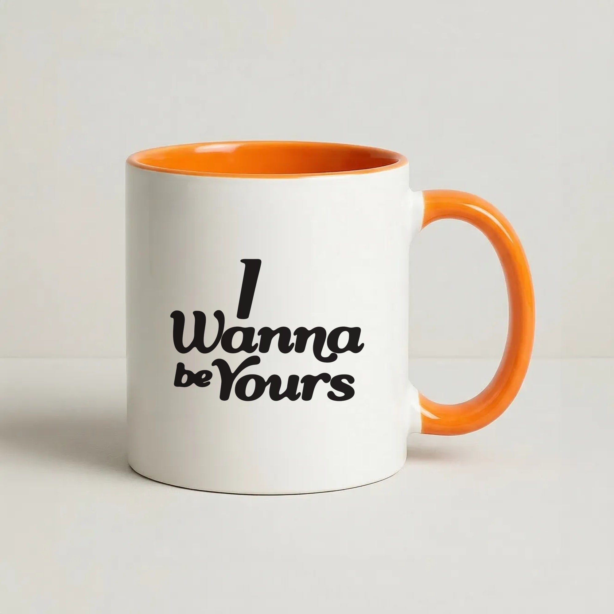 I Wanna Be Yours Coffee Orange Mug