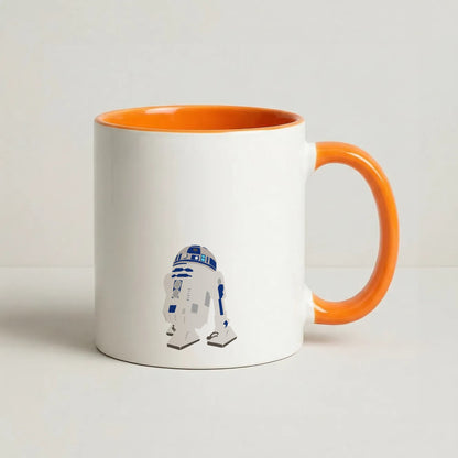 R2D2 Coffee Orange Mug