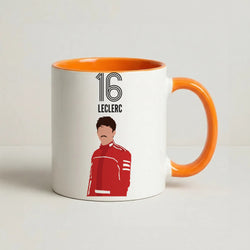 Leclerc 2026  Coffee Orange Mug