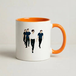Walking Coffee Orange Mug
