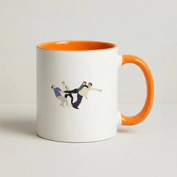 Tug Of War Coffee Orange Mug