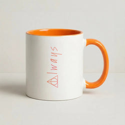 Deathly Always Coffee Orange Mug