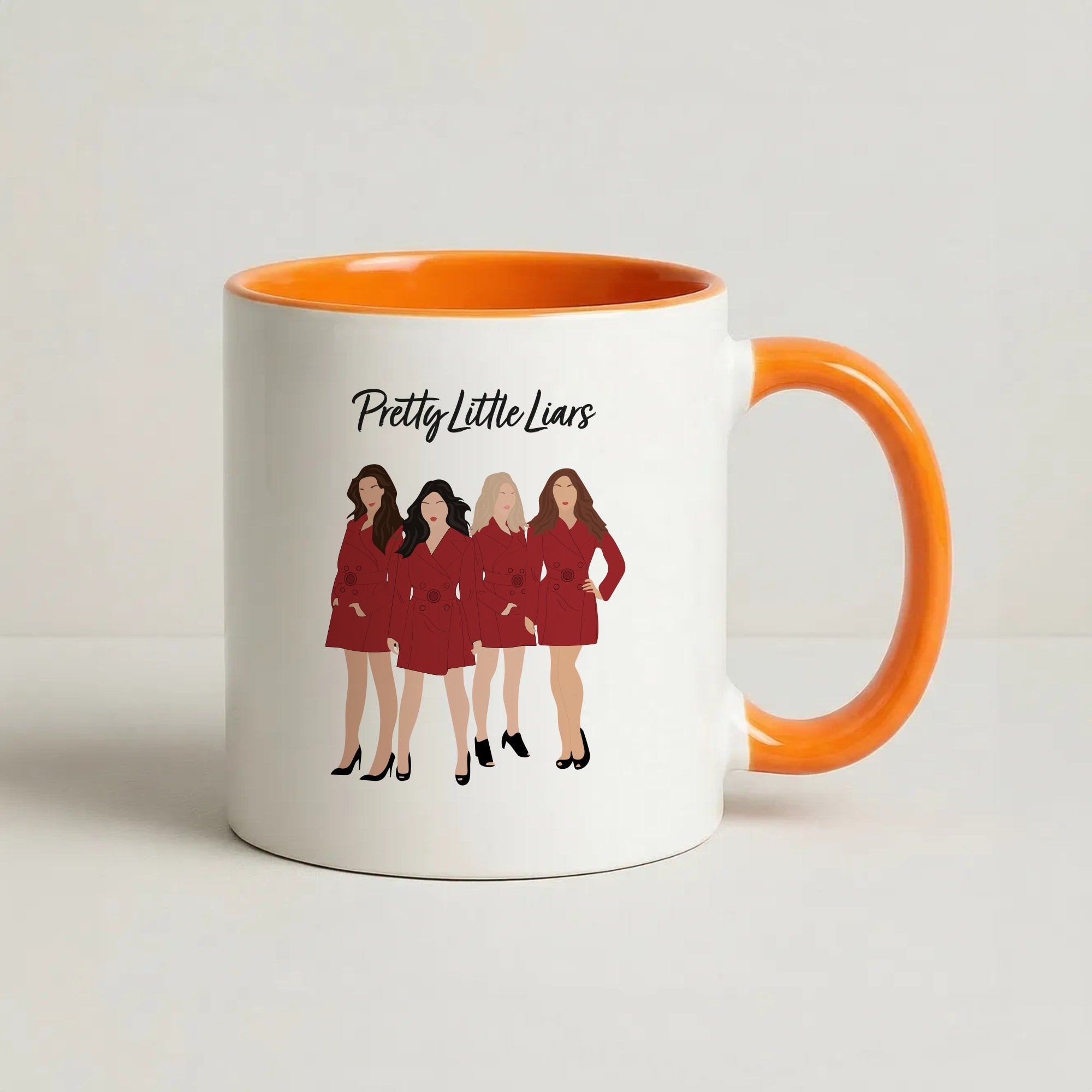 Girls - PLL Coffee Orange Mug