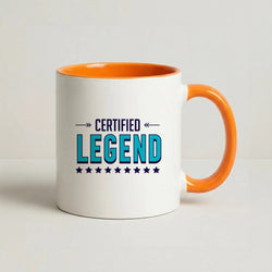 Certified Legend Coffee Orange Mug