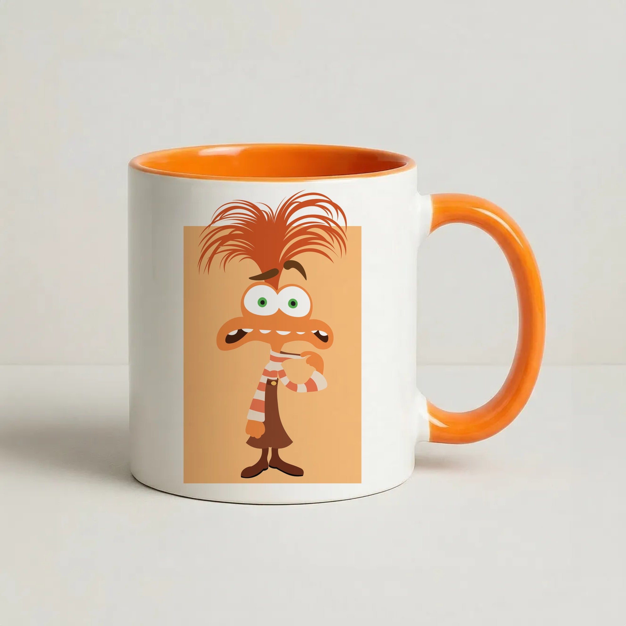 Anxiety - Inside Out Coffee Orange Mug