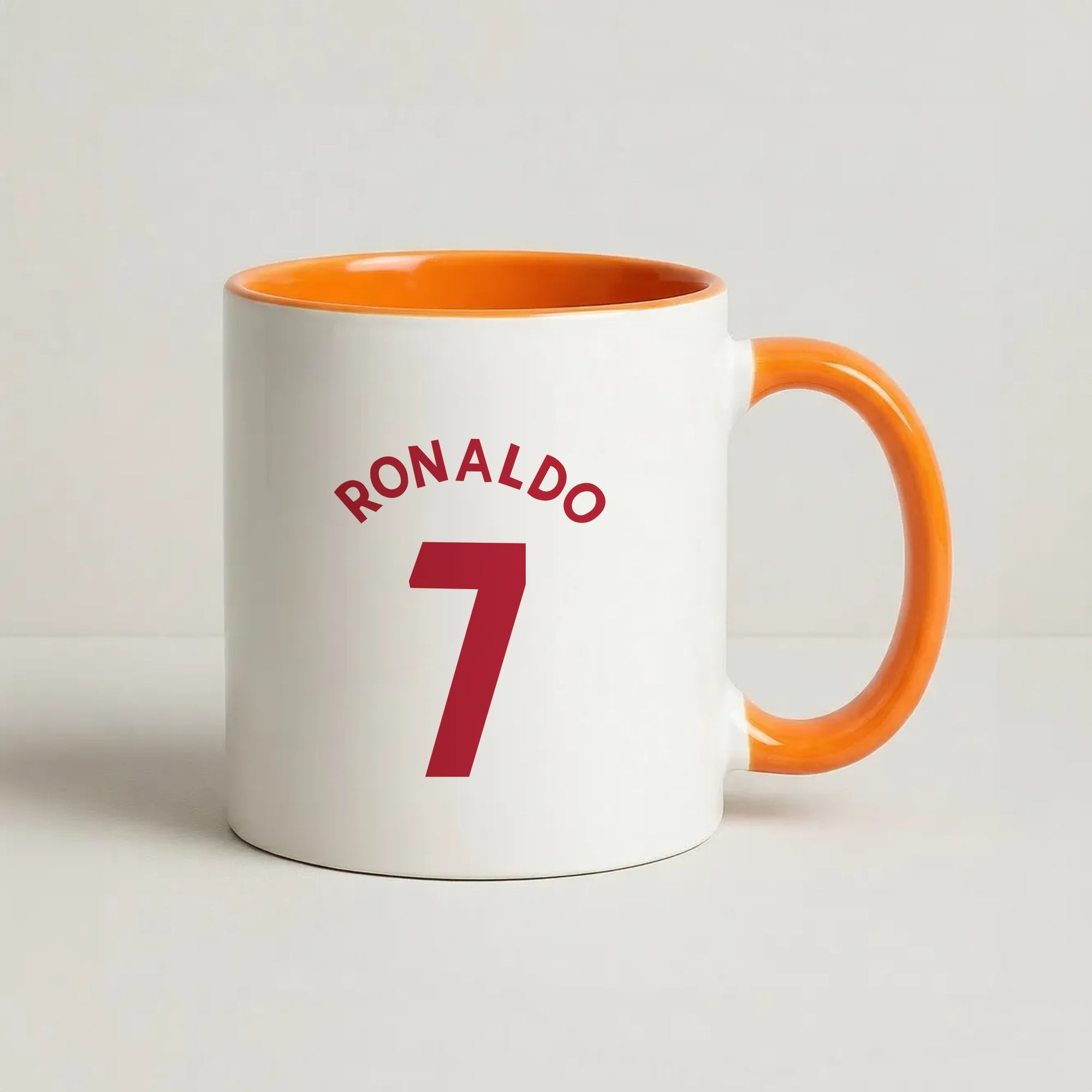 Iconic 7 - Ronaldo Coffee Orange Mug