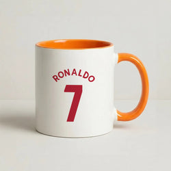 Iconic 7 - Ronaldo Coffee Orange Mug