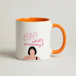 What's Occuring? Coffee Orange Mug