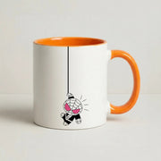 Pink Hanging Spider Hero  Mug 7