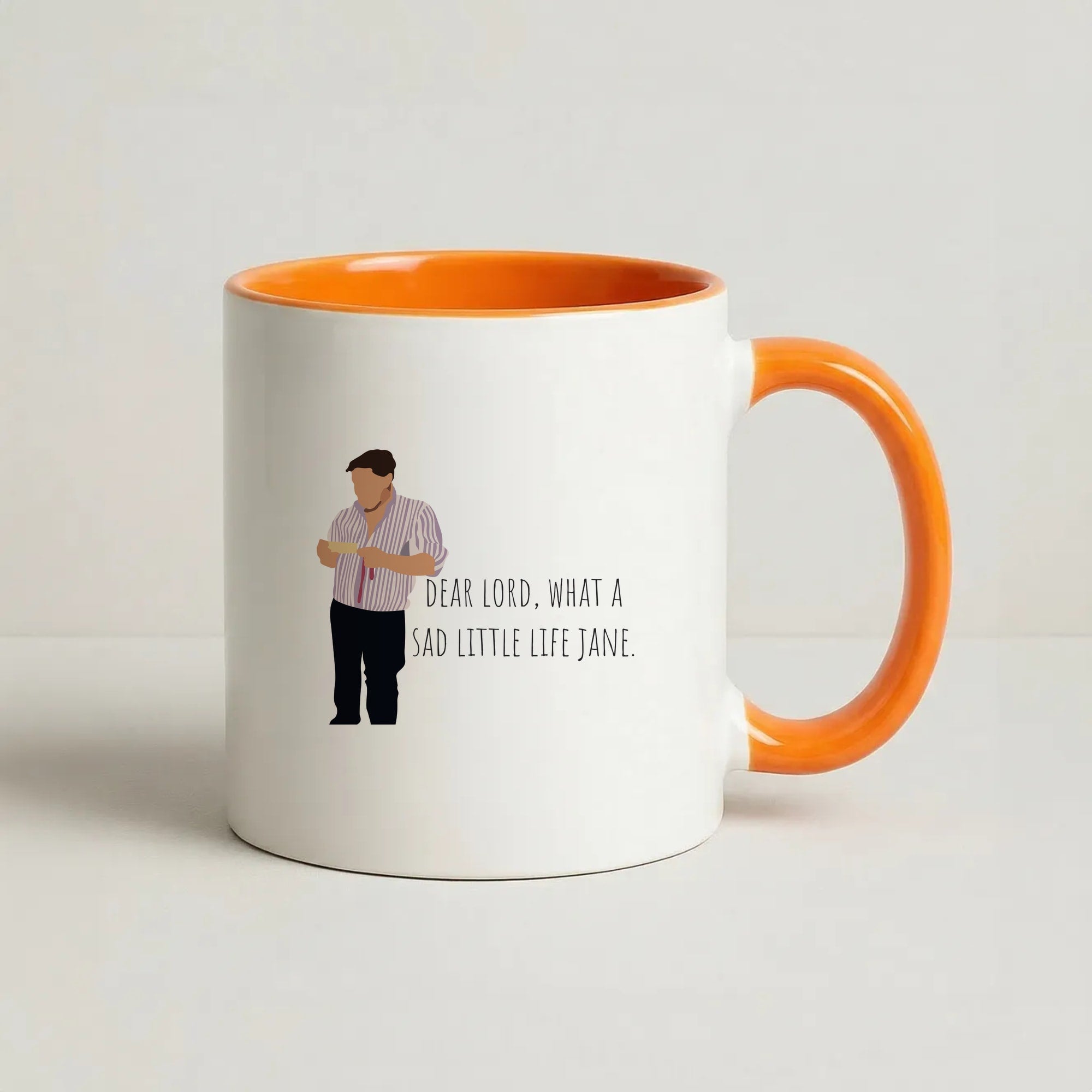 Sad Little Life Jane - British Pop Culture Coffee Orange Mug