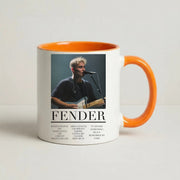 Fender Orange Song List Mug 7