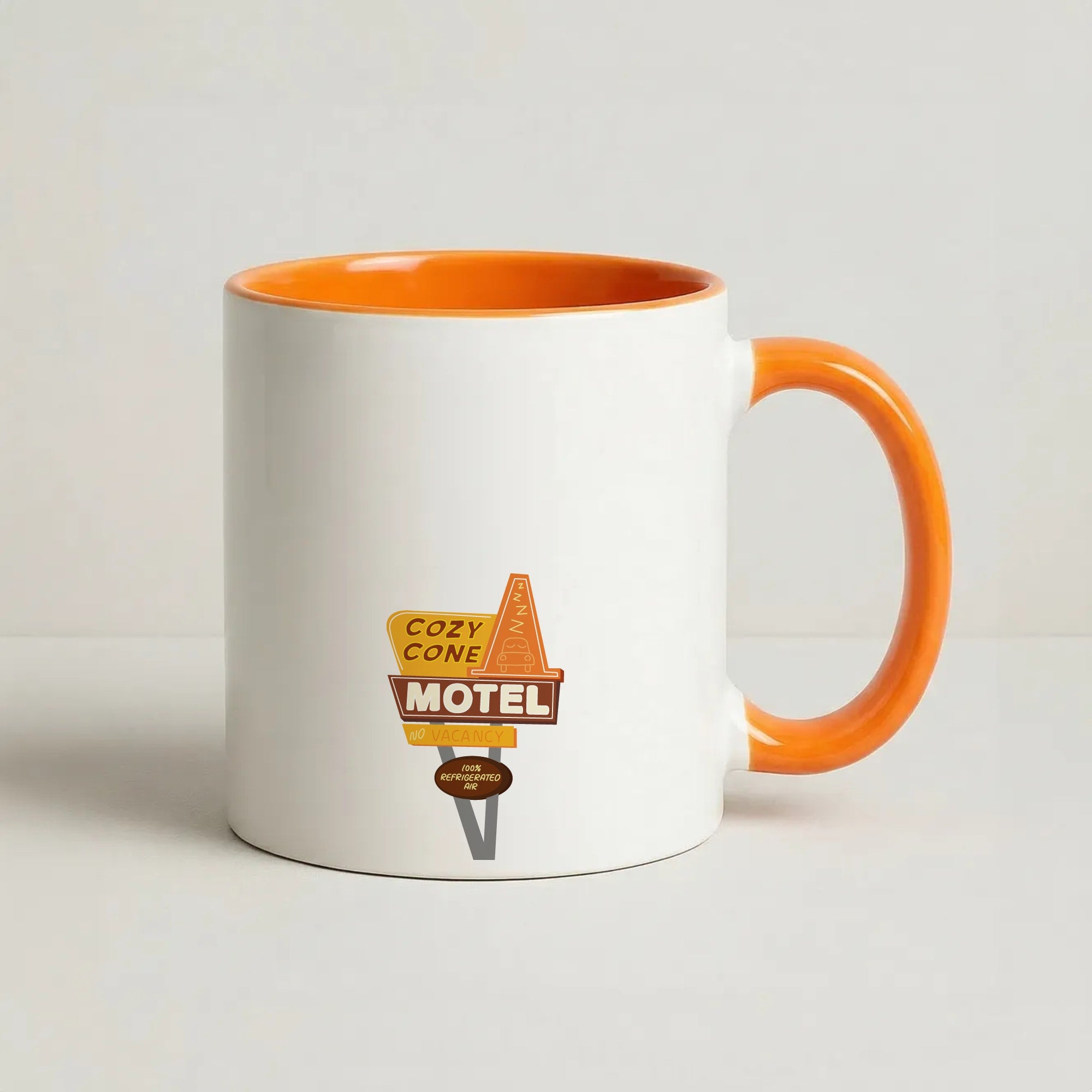 Cozy Cone Motel - Cars Coffee Orange Mug