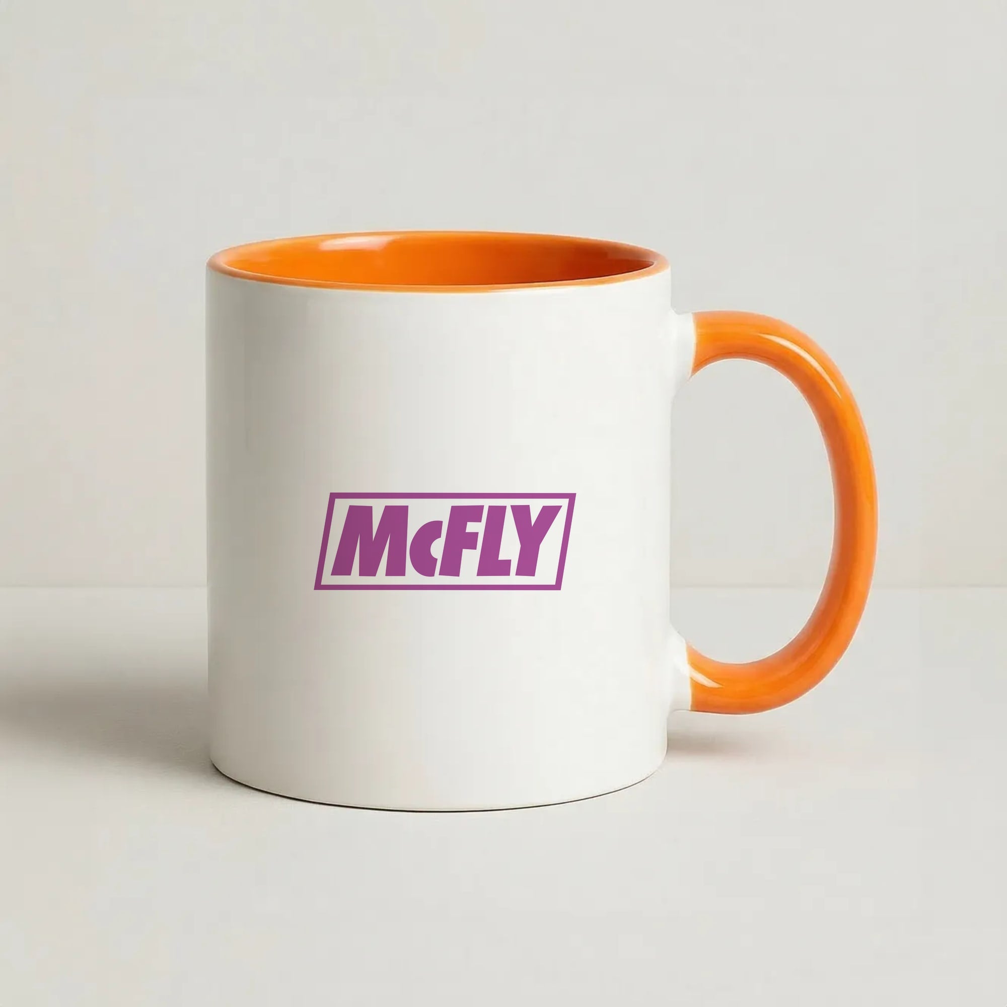 Yellow And Purple - McBand Coffee Orange Mug
