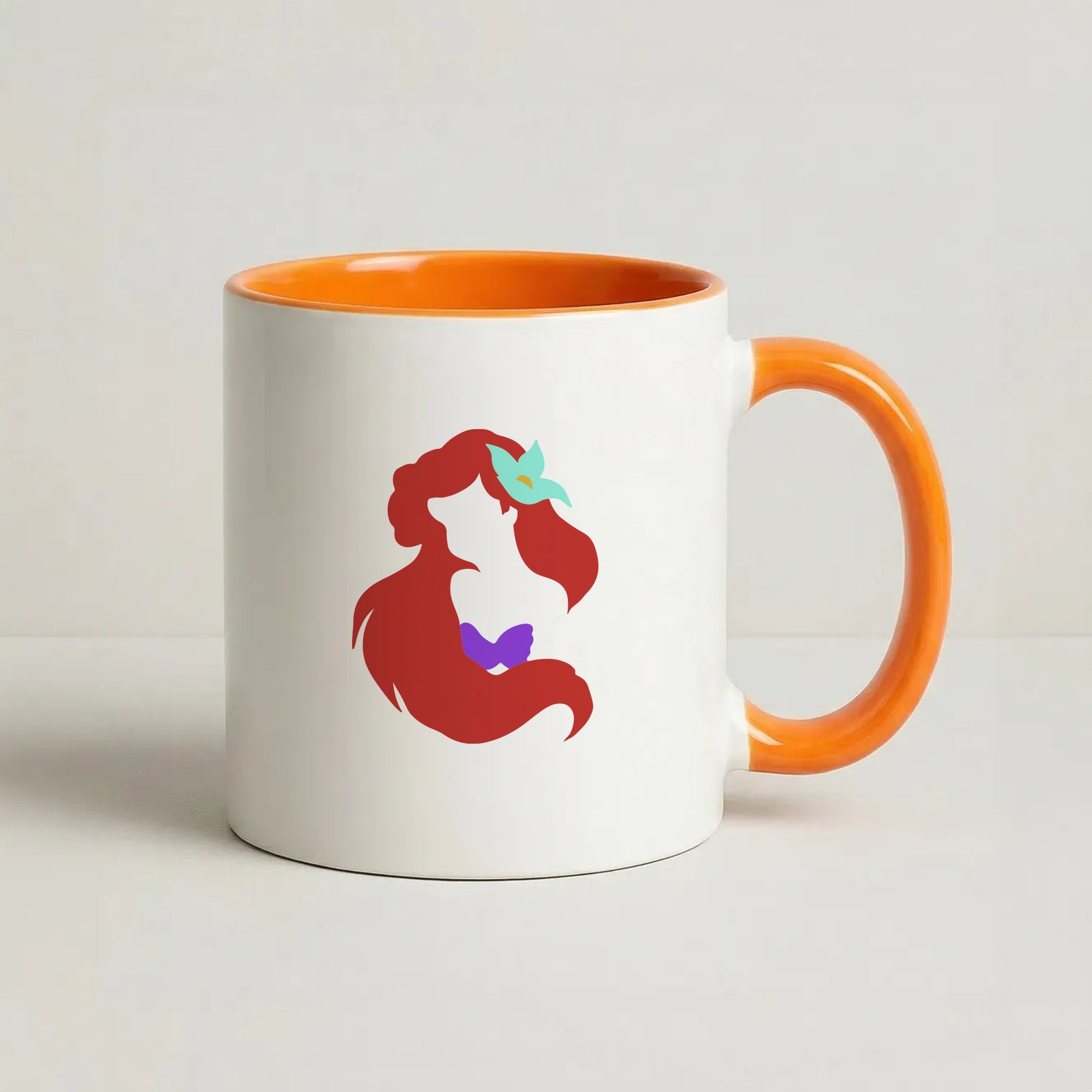 Ariel Coffee Orange Mug