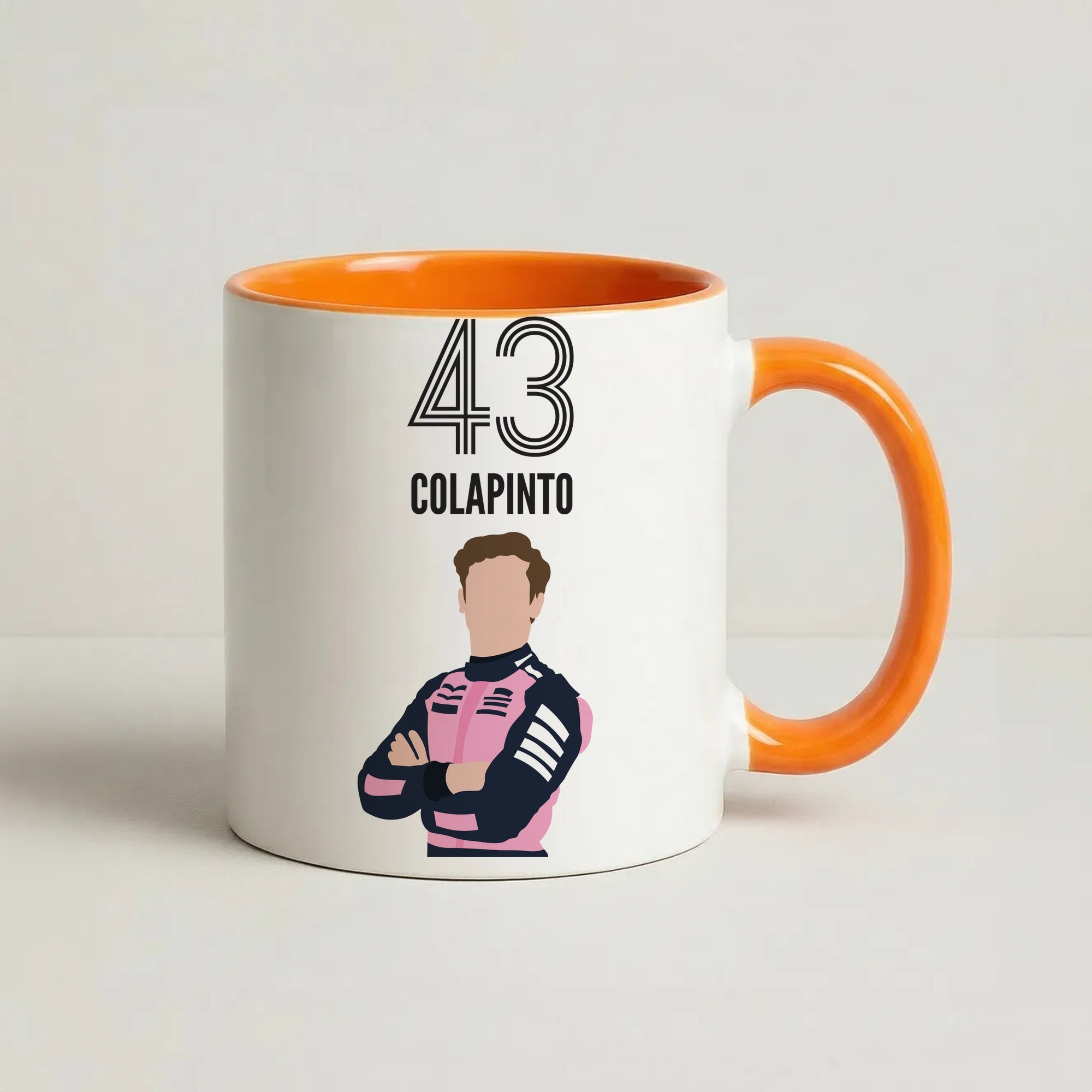 Colapinto 2026 Coffee Orange Mug