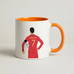 Ronaldo - Football Coffee Orange Mug