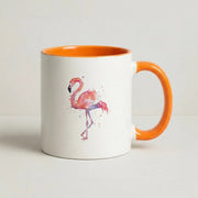 Watercolour Flamingo Painting Mug 7