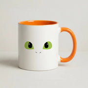 Black Fury Dragon Face Mug 7