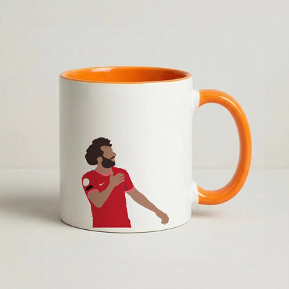 Salah - Football Coffee Orange Mug