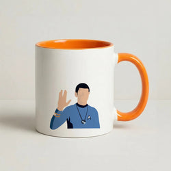 Spock Coffee Orange Mug