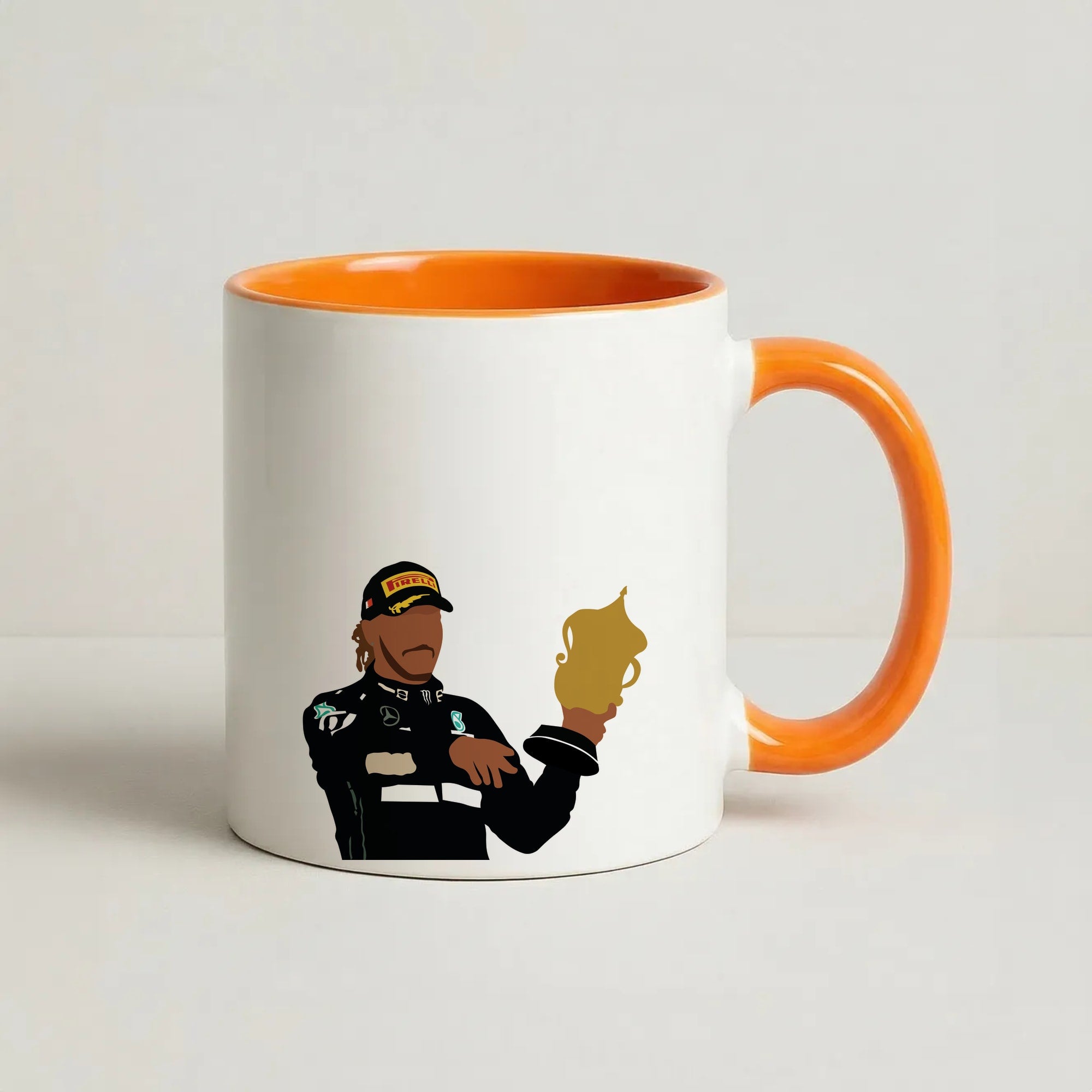 Hamilton - F1 Coffee Orange Mug