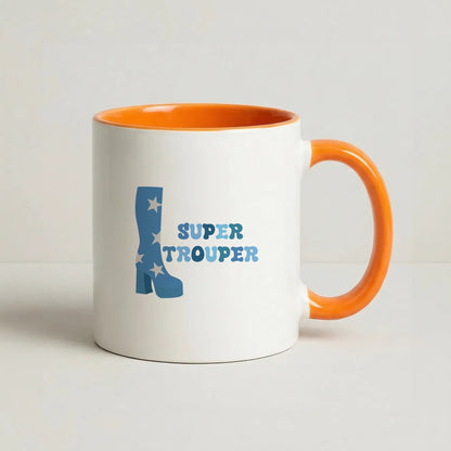 Super Trouper Coffee Orange Mug