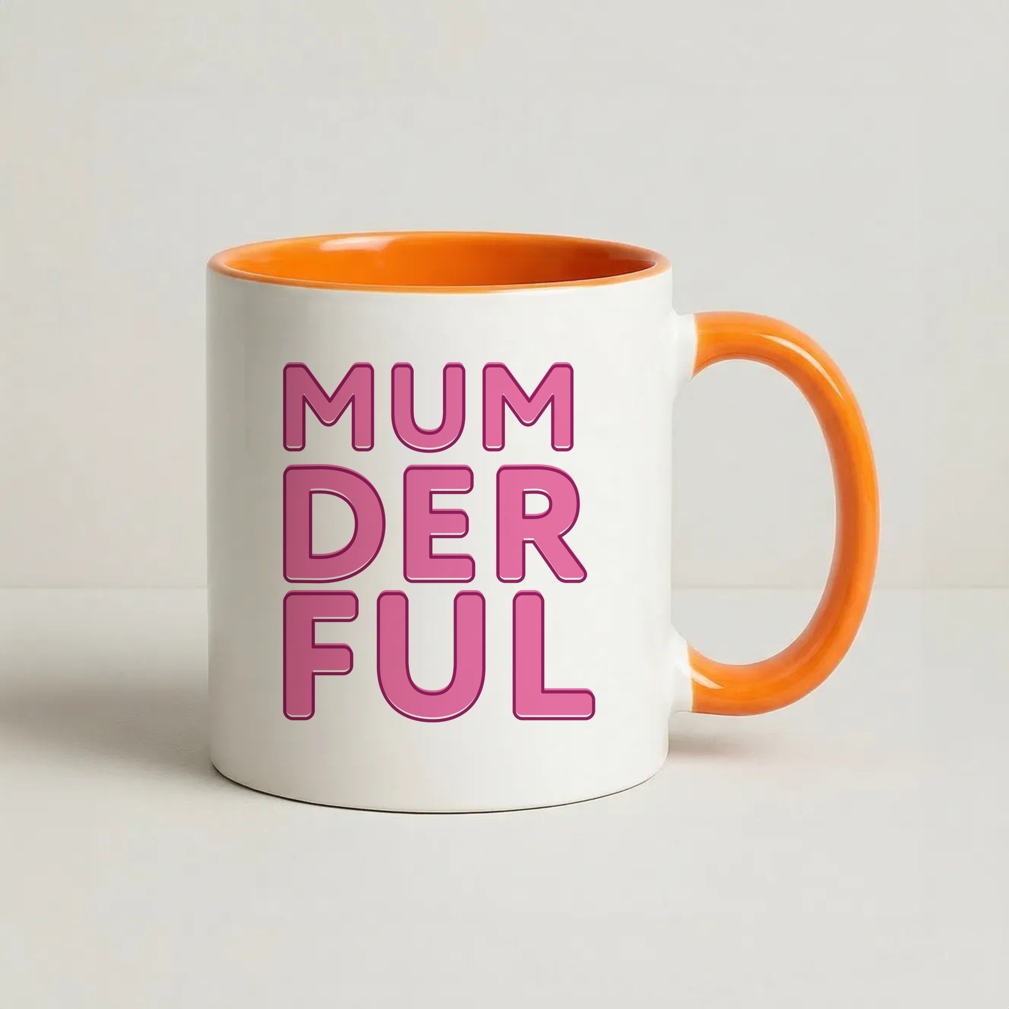 Mumderful Coffee Orange Mug