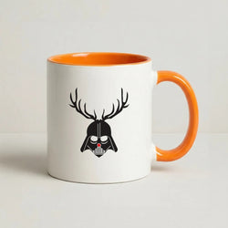 Christmas Darth Vader Coffee Orange Mug
