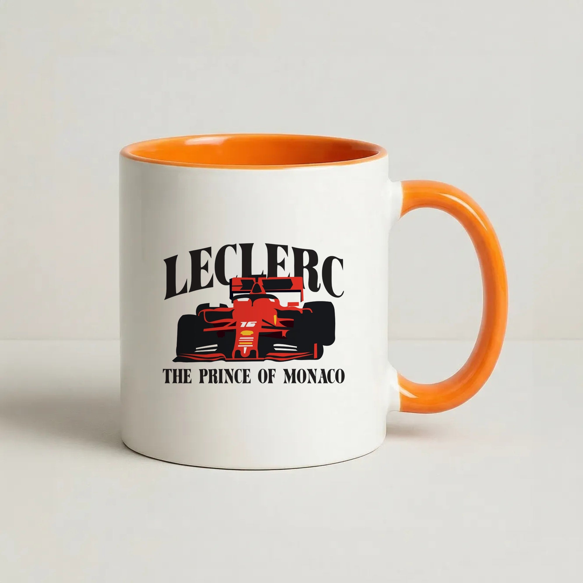 Prince Of Monaco Coffee Orange Mug