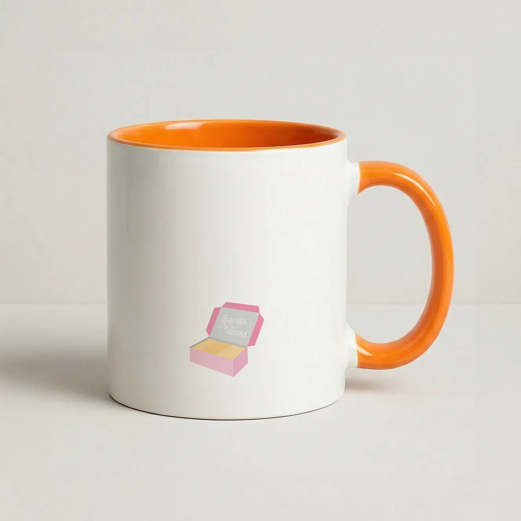 Biscuits Coffee Orange Mug