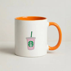 Coffee Blackity Drinkity - James Charles Coffee Orange Mug