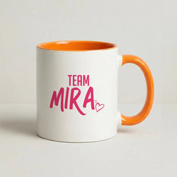 Team Mira Coffee Orange Mug