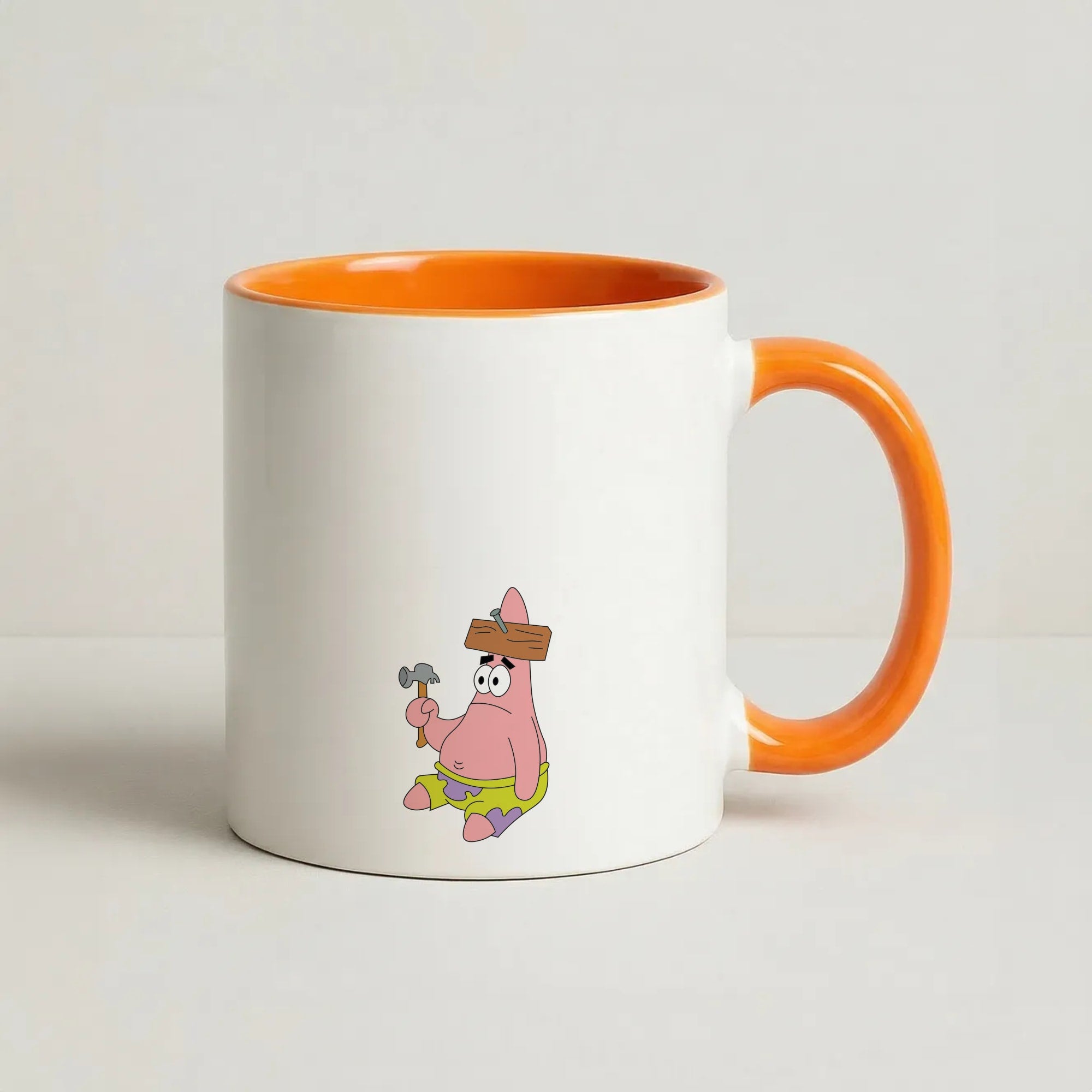 Nail Patrick Coffee Orange Mug