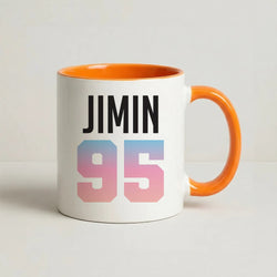 Jimin 95 Coffee Orange Mug