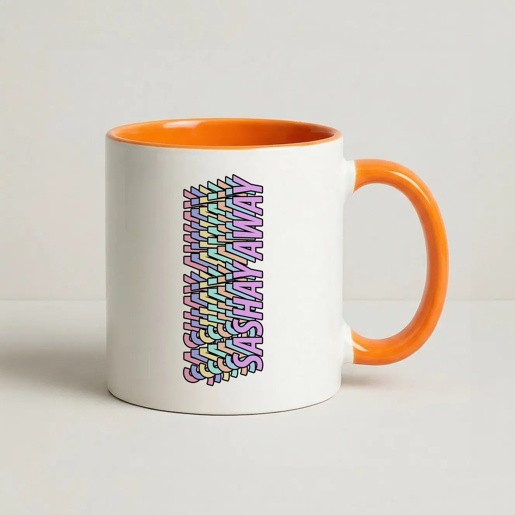 Sashay Away Retro - Drag Queen's Drag Race Coffee Orange Mug