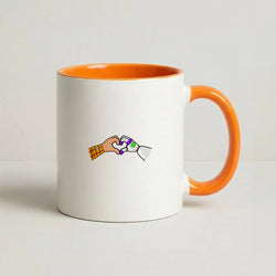 Woody And Buzz Love Coffee Orange Mug
